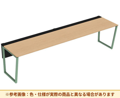 コクヨ ワークヴィスタライト 片面タイプ 袖（引き出し）：袖無 脚部仕様：門型脚 DWV-DD3007-6A2APW2