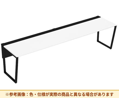 コクヨ ワークヴィスタライト 片面タイプ 袖（引き出し）：袖無 脚部仕様：門型脚 DWV-DD3007-6A2APW2