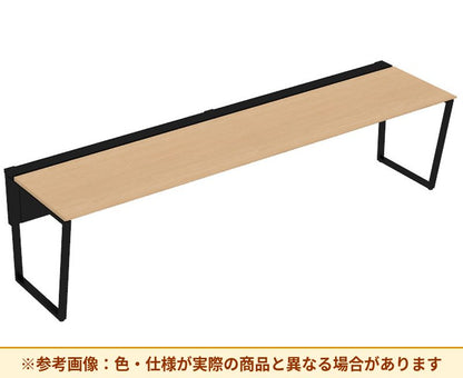 コクヨ ワークヴィスタライト 片面タイプ 袖（引き出し）：袖無 脚部仕様：門型脚 DWV-DD3007-6A2APW2