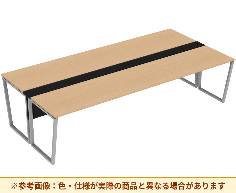 コクヨ ワークヴィスタライト 両面タイプ 袖（引き出し）：袖無 脚部仕様：門型脚 DWV-DD3014-6A2APW2