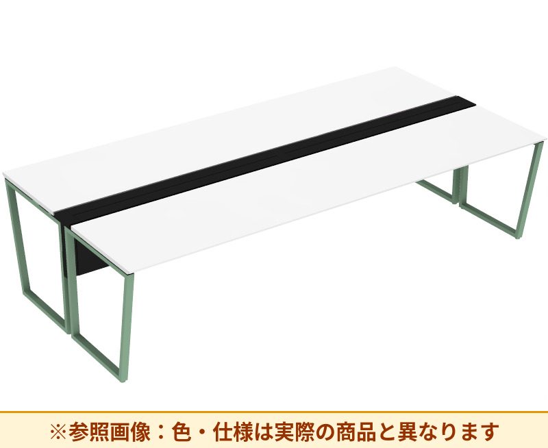 コクヨ ワークヴィスタライト 両面タイプ 袖（引き出し）：袖無 脚部仕様：門型脚 DWV-DD3014-6A2APW2