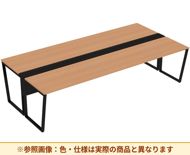 コクヨ ワークヴィスタライト 両面タイプ 袖（引き出し）：袖無 脚部仕様：門型脚 DWV-DD3014-6A2APW2