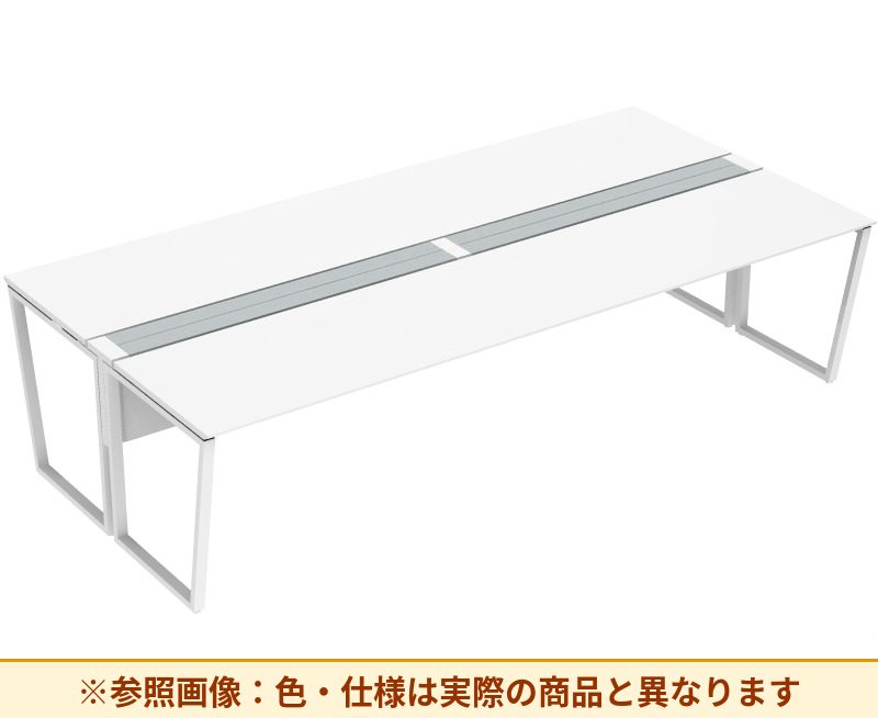 コクヨ ワークヴィスタライト 両面タイプ 袖（引き出し）：袖無 脚部仕様：門型脚 DWV-DD3014-6A2APW2