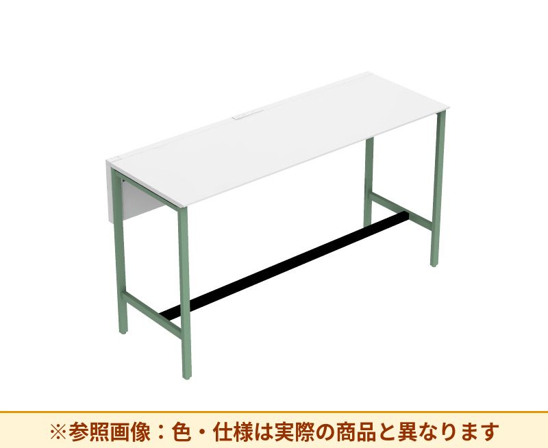 コクヨ ワークヴィスタライト 片面タイプ 袖（引き出し）：袖無 脚部仕様：門型脚 DWV-GD2007