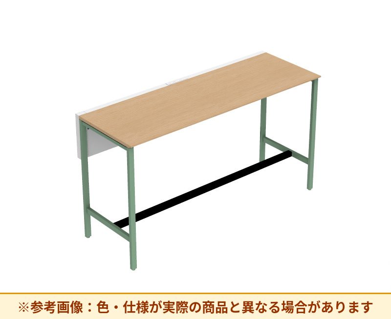 コクヨ ワークヴィスタライト 片面タイプ 袖（引き出し）：袖無 脚部仕様：門型脚 DWV-GD2007
