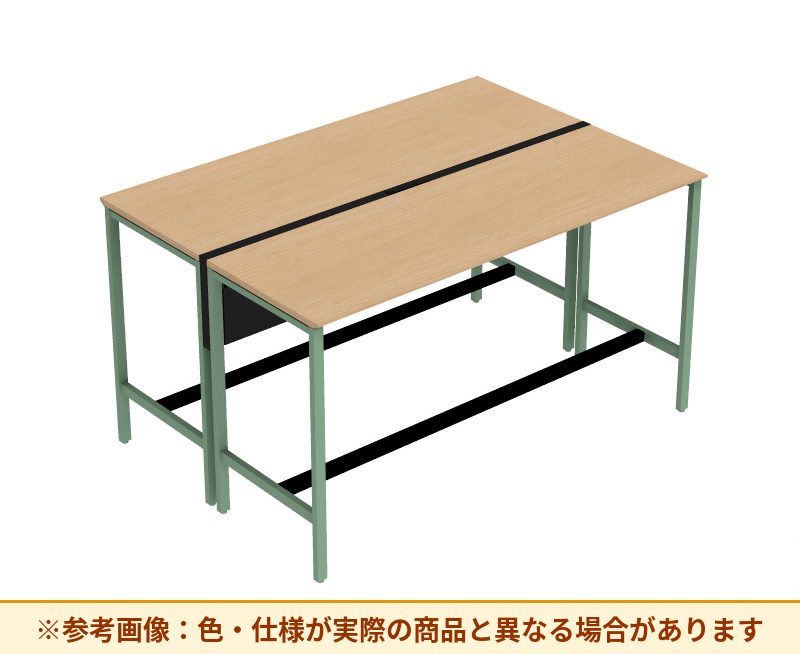 コクヨ ワークヴィスタライト 両面タイプ 袖（引き出し）：袖無 脚部仕様：門型脚 DWV-GD2012