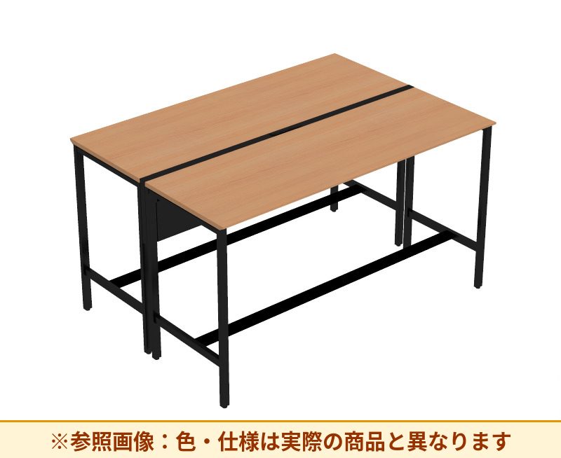 コクヨ ワークヴィスタライト 両面タイプ 袖（引き出し）：袖無 脚部仕様：門型脚 DWV-GD2012