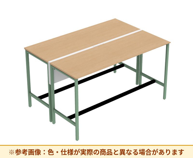 コクヨ ワークヴィスタライト 両面タイプ 袖（引き出し）：袖無 脚部仕様：門型脚 DWV-GD2012