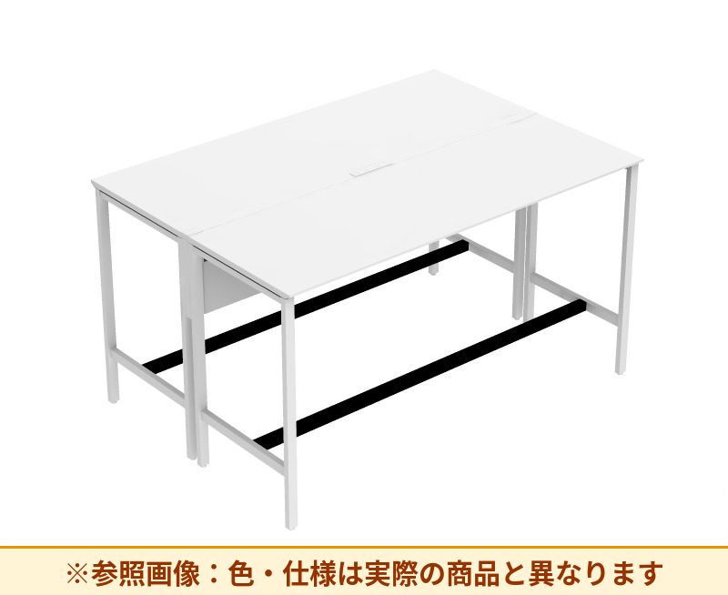 コクヨ ワークヴィスタライト 両面タイプ 袖（引き出し）：袖無 脚部仕様：門型脚 DWV-GD2012