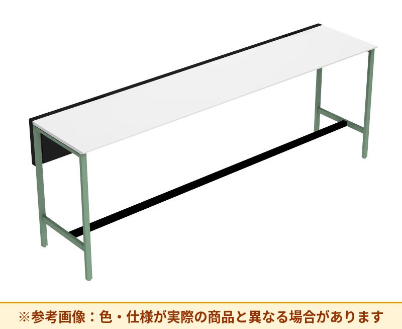 コクヨ ワークヴィスタライト 片面タイプ 袖（引き出し）：袖無 脚部仕様：門型脚 DWV-GD3007