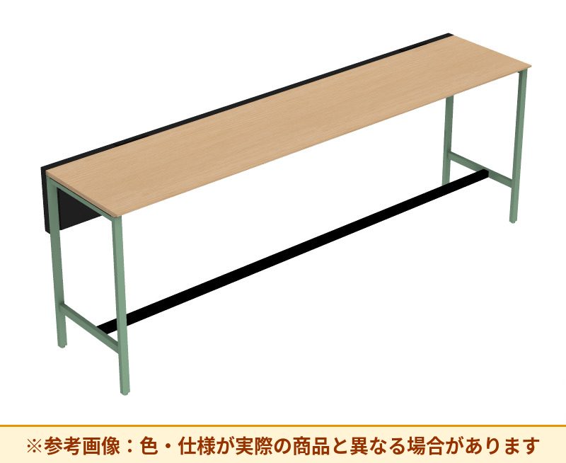 コクヨ ワークヴィスタライト 片面タイプ 袖（引き出し）：袖無 脚部仕様：門型脚 DWV-GD3007