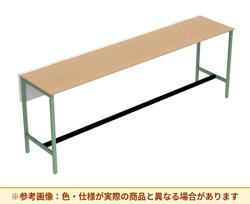 コクヨ ワークヴィスタライト 片面タイプ 袖（引き出し）：袖無 脚部仕様：門型脚 DWV-GD3007