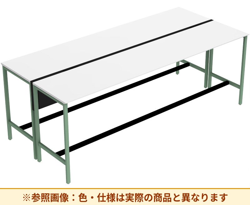 コクヨ ワークヴィスタライト 両面タイプ 袖（引き出し）：袖無 脚部仕様：門型脚 DWV-GD3012