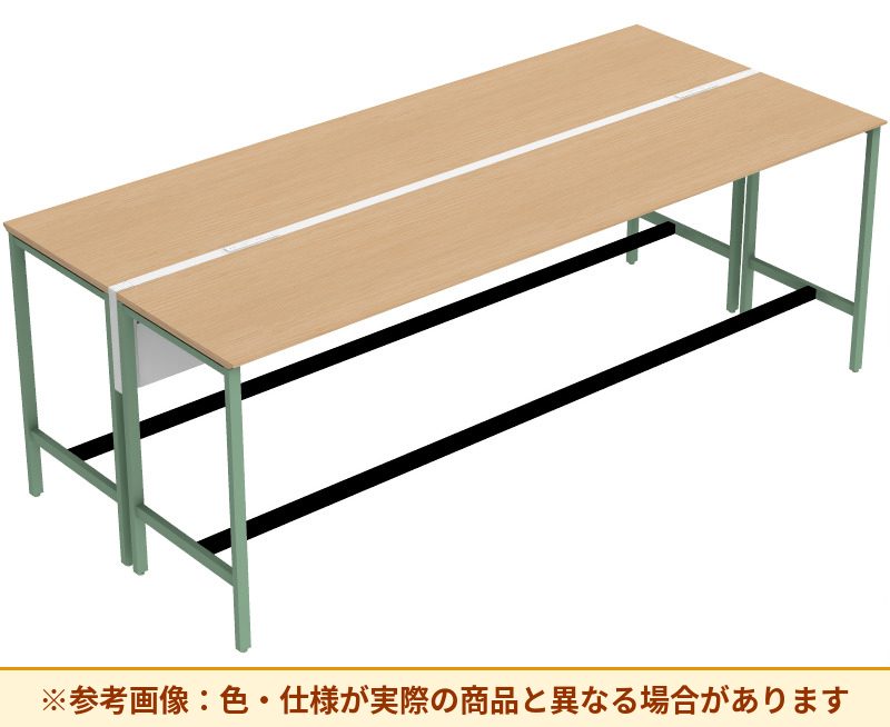 コクヨ ワークヴィスタライト 両面タイプ 袖（引き出し）：袖無 脚部仕様：門型脚 DWV-GD3012
