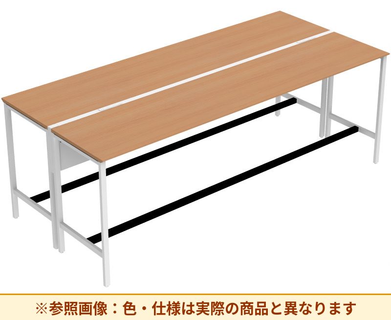 コクヨ ワークヴィスタライト 両面タイプ 袖（引き出し）：袖無 脚部仕様：門型脚 DWV-GD3012