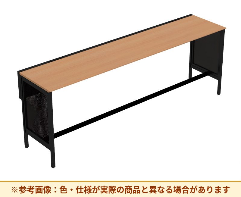 コクヨ ワークヴィスタライト 片面タイプ 袖（引き出し）：袖無 脚部仕様：パネル脚 DWV-HD3007