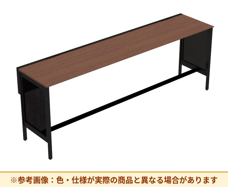 コクヨ ワークヴィスタライト 片面タイプ 袖（引き出し）：袖無 脚部仕様：パネル脚 DWV-HD3007