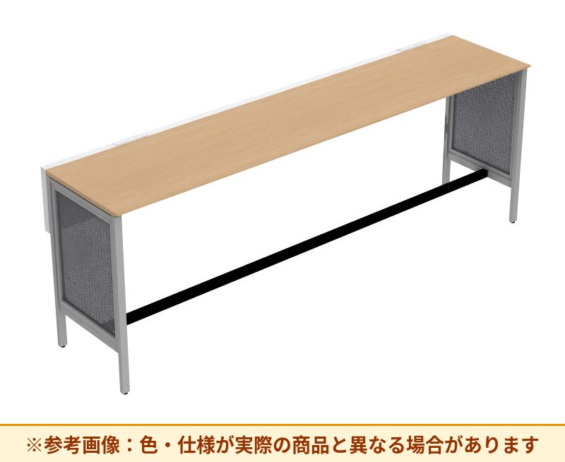 コクヨ ワークヴィスタライト 片面タイプ 袖（引き出し）：袖無 脚部仕様：パネル脚 DWV-HD3007