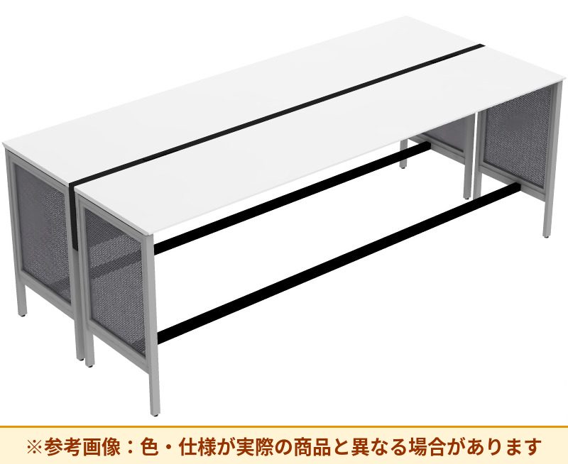 コクヨ ワークヴィスタライト 両面タイプ 袖（引き出し）：袖無 脚部仕様：パネル脚 DWV-HD3012