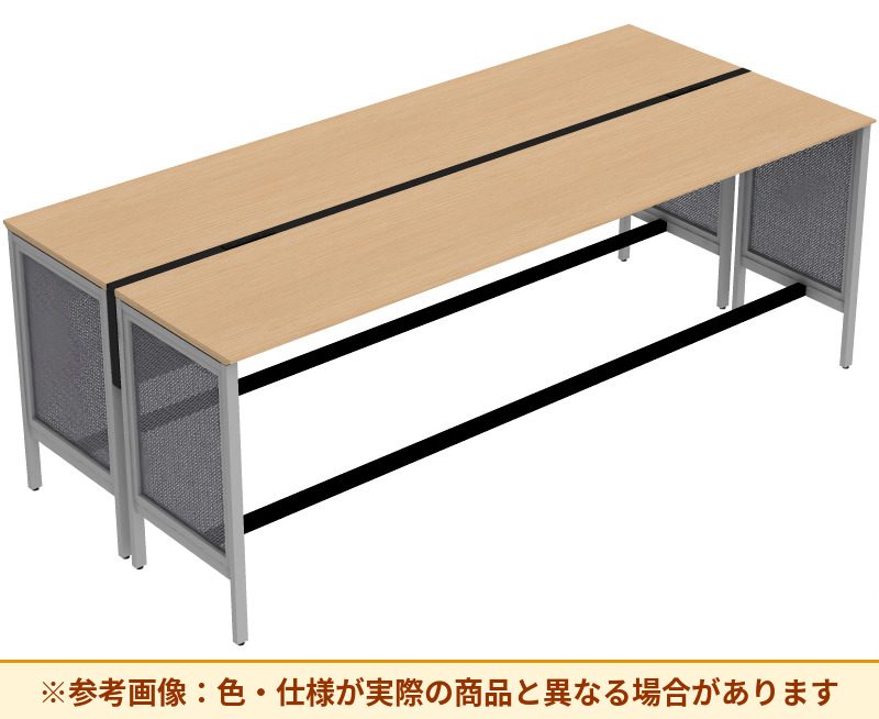 コクヨ ワークヴィスタライト 両面タイプ 袖（引き出し）：袖無 脚部仕様：パネル脚 DWV-HD3012