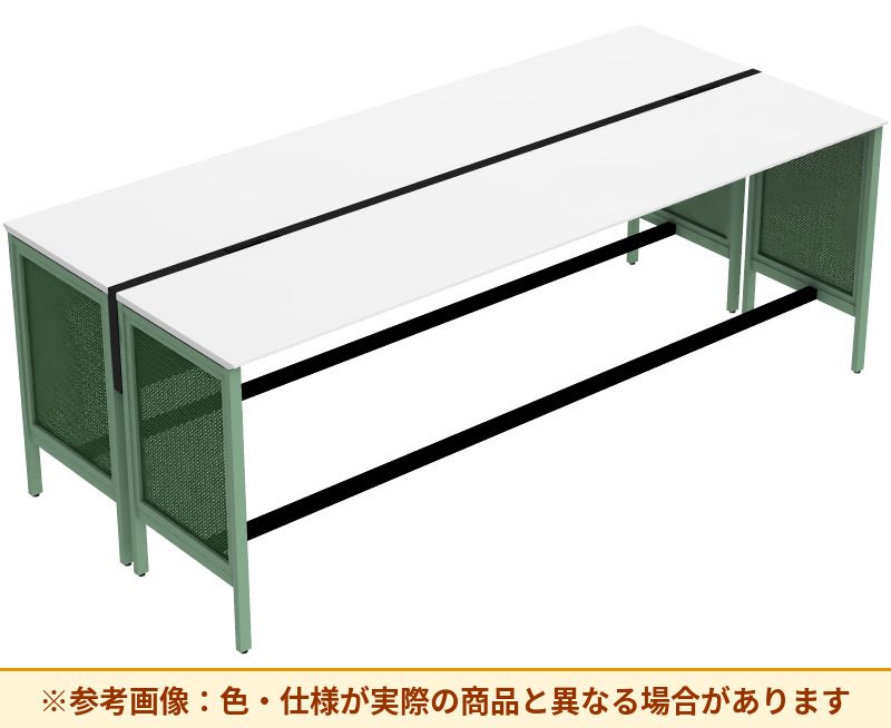 コクヨ ワークヴィスタライト 両面タイプ 袖（引き出し）：袖無 脚部仕様：パネル脚 DWV-HD3012