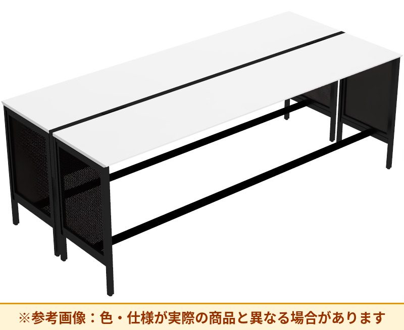 コクヨ ワークヴィスタライト 両面タイプ 袖（引き出し）：袖無 脚部仕様：パネル脚 DWV-HD3012