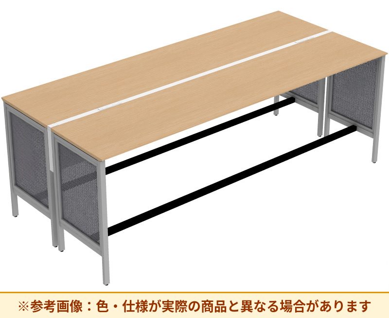 コクヨ ワークヴィスタライト 両面タイプ 袖（引き出し）：袖無 脚部仕様：パネル脚 DWV-HD3012
