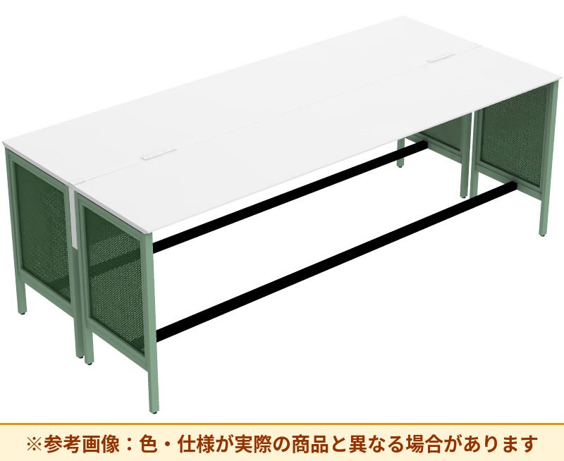 コクヨ ワークヴィスタライト 両面タイプ 袖（引き出し）：袖無 脚部仕様：パネル脚 DWV-HD3012