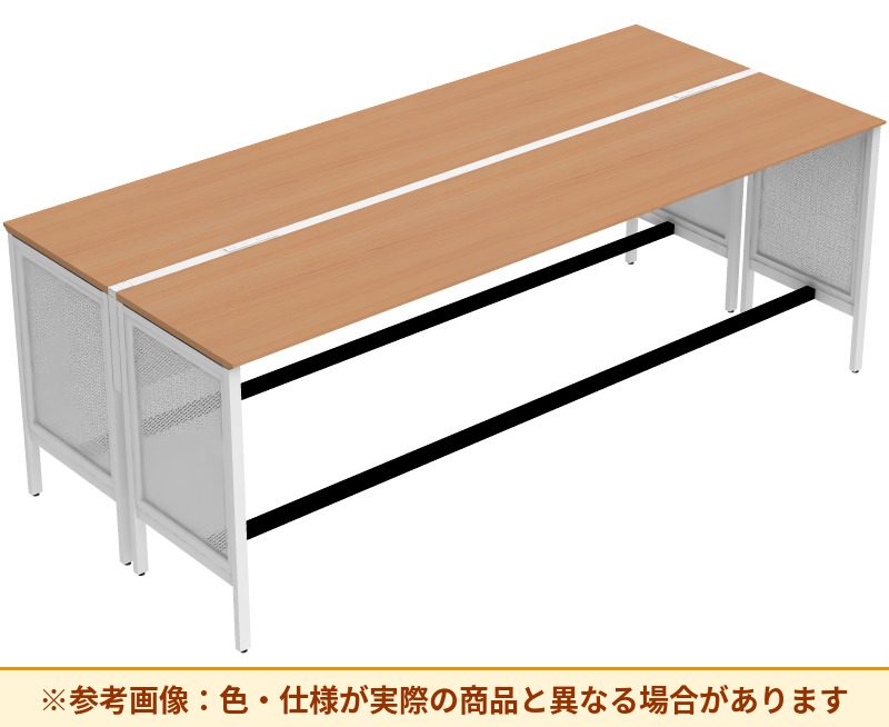 コクヨ ワークヴィスタライト 両面タイプ 袖（引き出し）：袖無 脚部仕様：パネル脚 DWV-HD3012