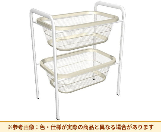 コクヨ 脱衣カゴ パステルシリーズ キャスターなし 2段 HP-DK20