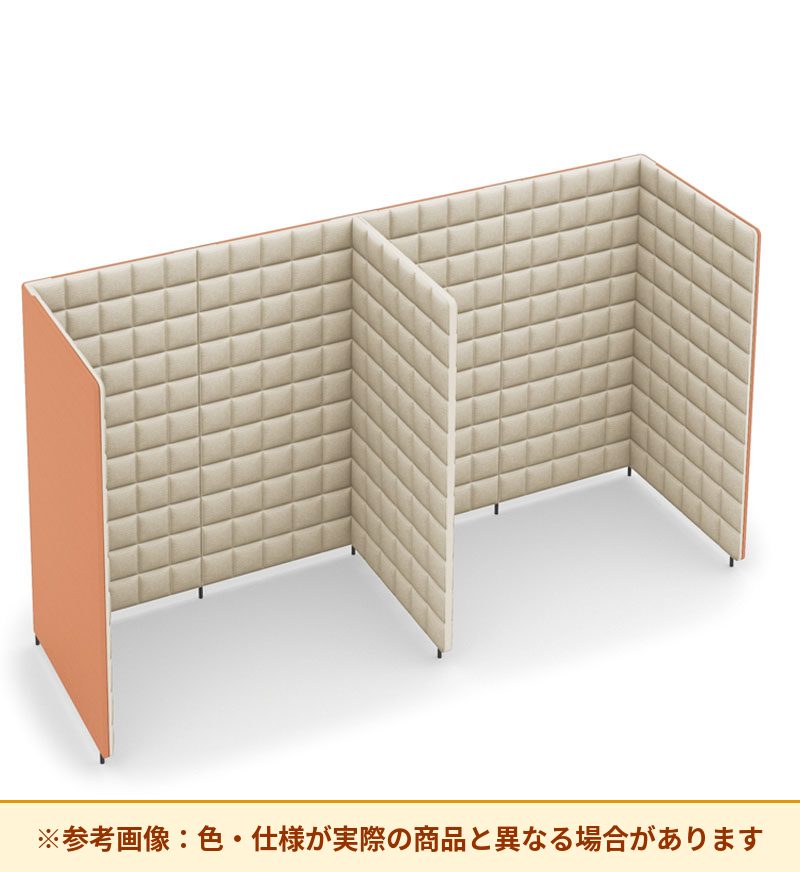 コクヨ ブース フォーレ 単体パネル（両面）エンド用脚付 PFRP-WE10M-6AKN