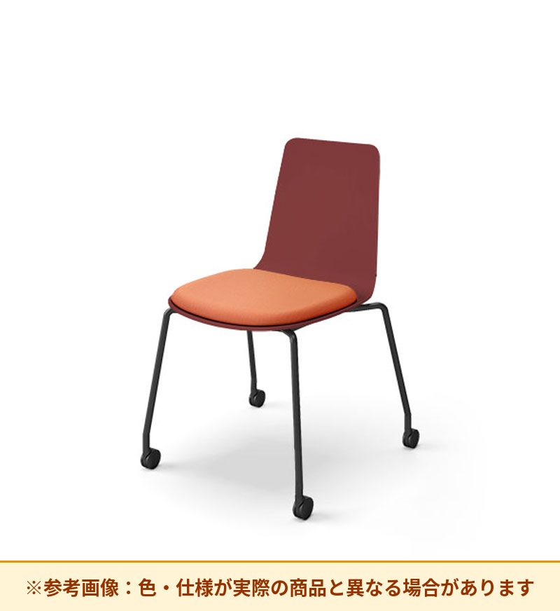コクヨ ミケット 背素材：PPシート(抗菌剤入) 座素材：布 脚：キャスター脚 K03-B22-1KG2Q64