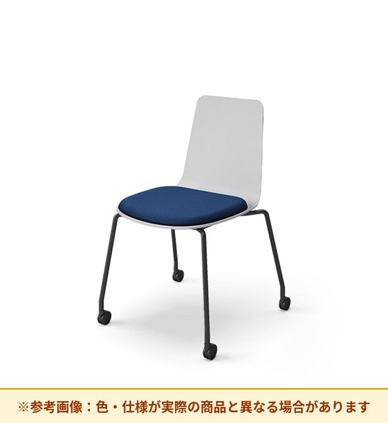 コクヨ ミケット 背素材：PPシート(抗菌剤入) 座素材：布 脚：キャスター脚 K03-B22-1KG2Q64