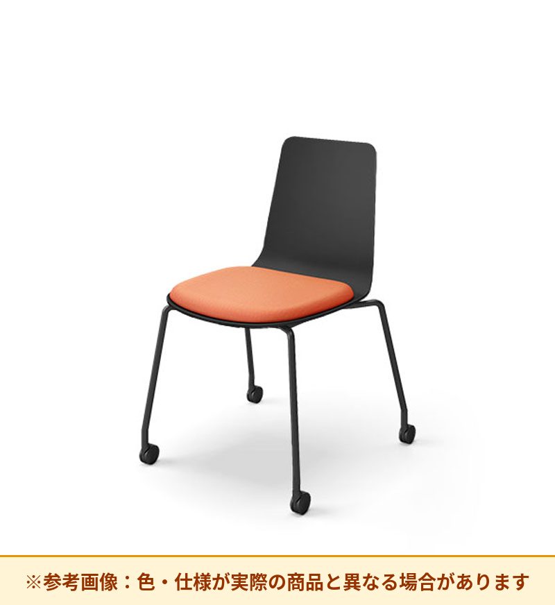 コクヨ ミケット 背素材：PPシート(抗菌剤入) 座素材：布 脚：キャスター脚 K03-B22-1KG2Q64