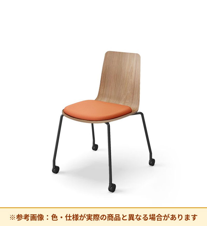 コクヨ ミケット 背素材：合板シート 座素材：布 脚：キャスター脚 K03-B23-MY3G20Y3