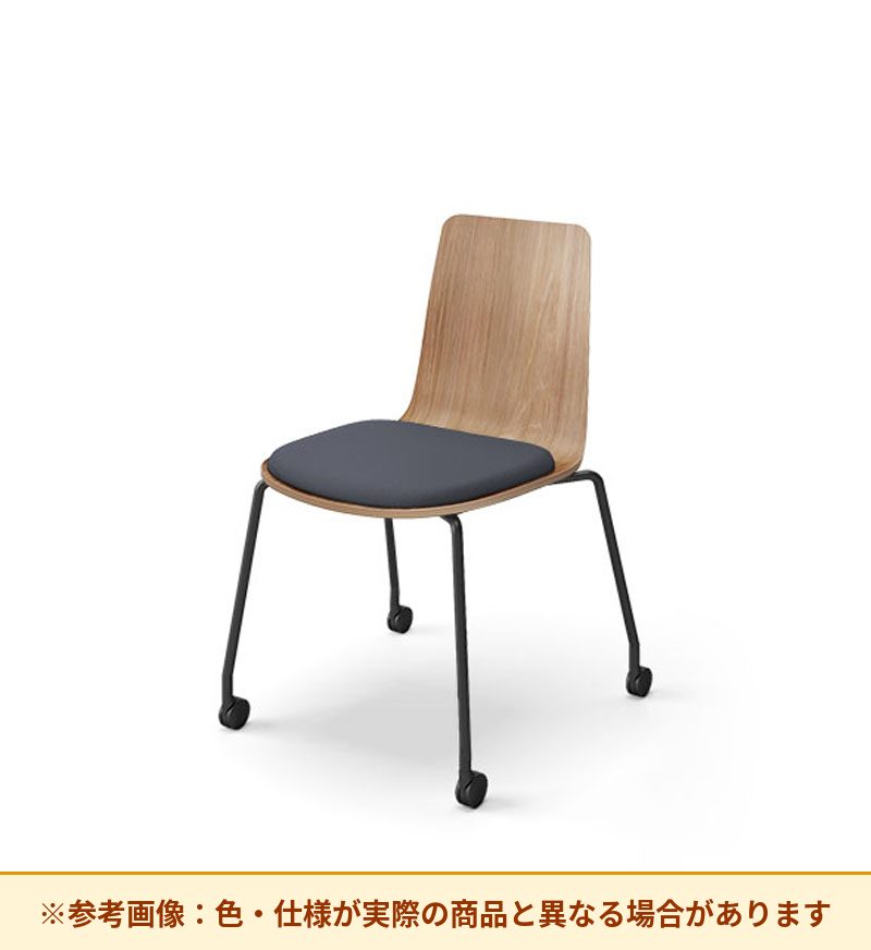 コクヨ ミケット 背素材：合板シート 座素材：布 脚：キャスター脚 K03-B23-MY3G20Y3