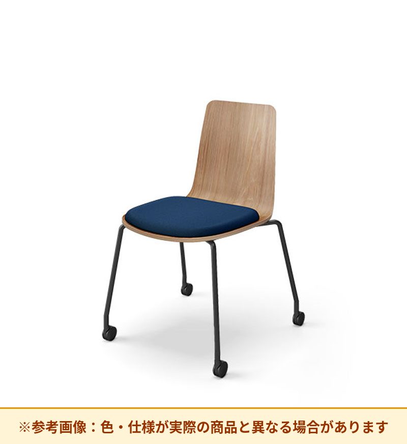 コクヨ ミケット 背素材：合板シート 座素材：布 脚：キャスター脚 K03-B23-MY3G20Y3