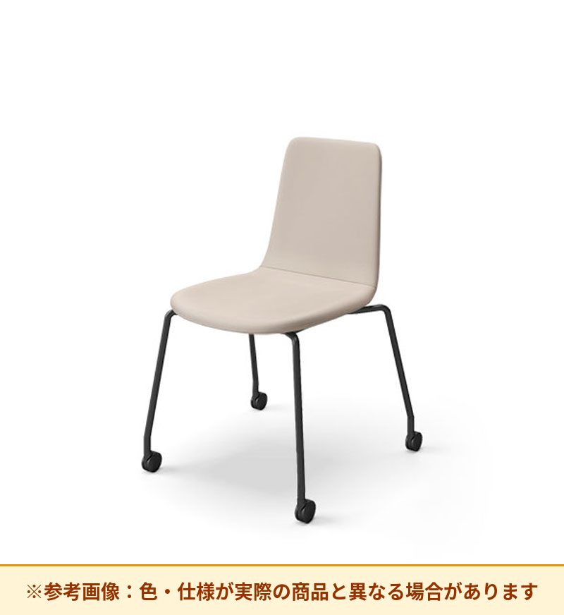 コクヨ ミケット 背素材：エコPVCレザー 座素材：エコPVCレザー 脚：キャスター脚 K03-B24-VZE6X3