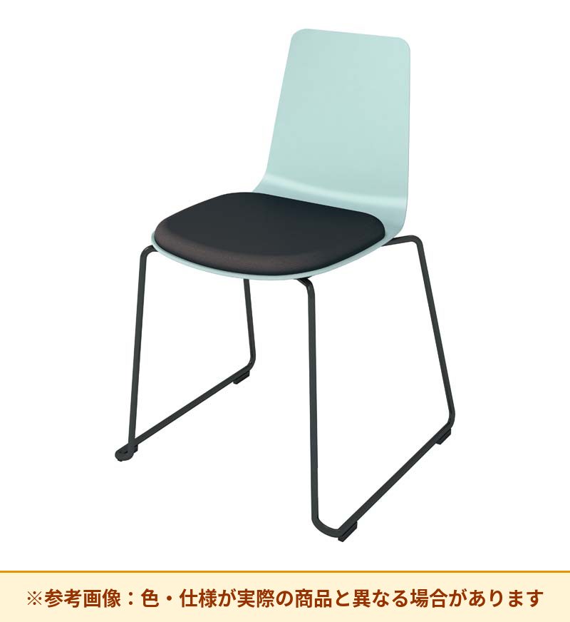 コクヨ ミケット 背素材：PPシート(抗菌剤入) 座素材：エコPVCレザー 脚：サークル脚 K03-B32-38VZE63