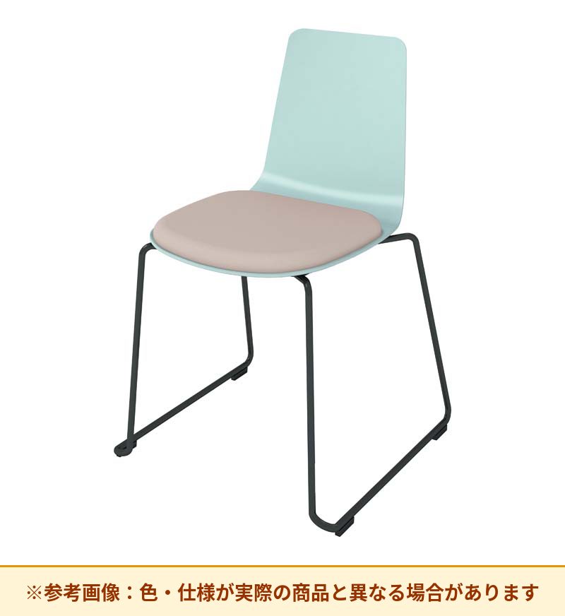 コクヨ ミケット 背素材：PPシート(抗菌剤入) 座素材：エコPVCレザー 脚：サークル脚 K03-B32-38VZE63