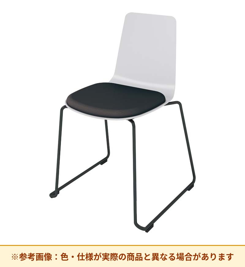 コクヨ ミケット 背素材：PPシート(抗菌剤入) 座素材：エコPVCレザー 脚：サークル脚 K03-B32-38VZE63
