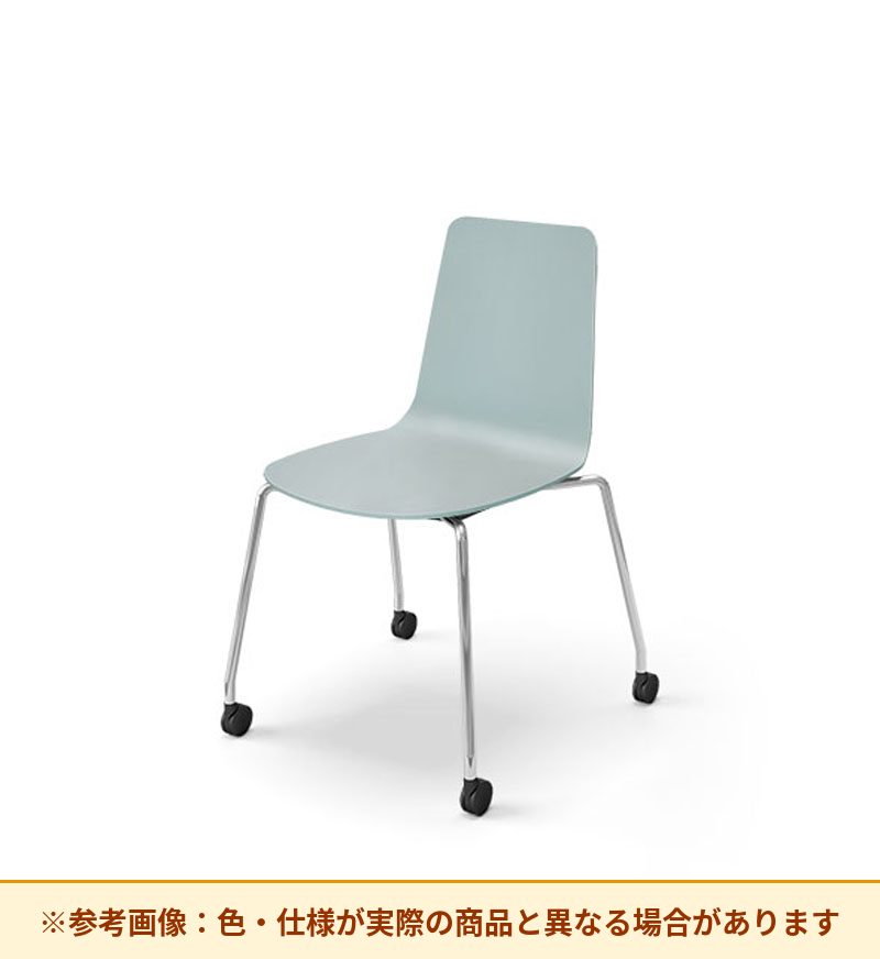コクヨ ミケット 背素材：PPシート(抗菌剤入) 座素材：PPシート(抗菌剤入) 脚：キャスター脚 K03-M20