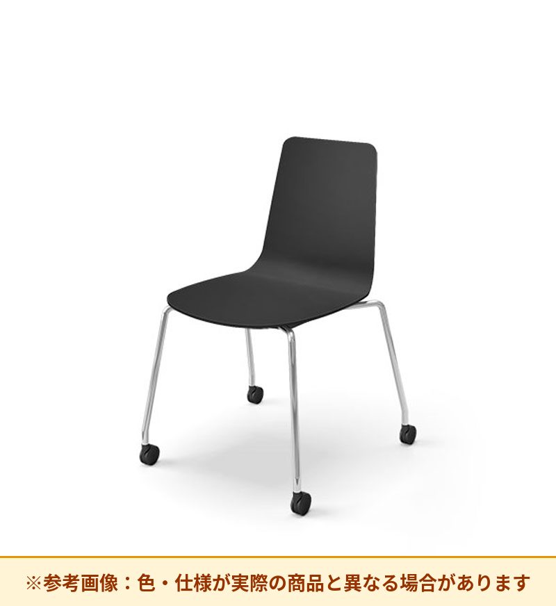 コクヨ ミケット 背素材：PPシート(抗菌剤入) 座素材：PPシート(抗菌剤入) 脚：キャスター脚 K03-M20