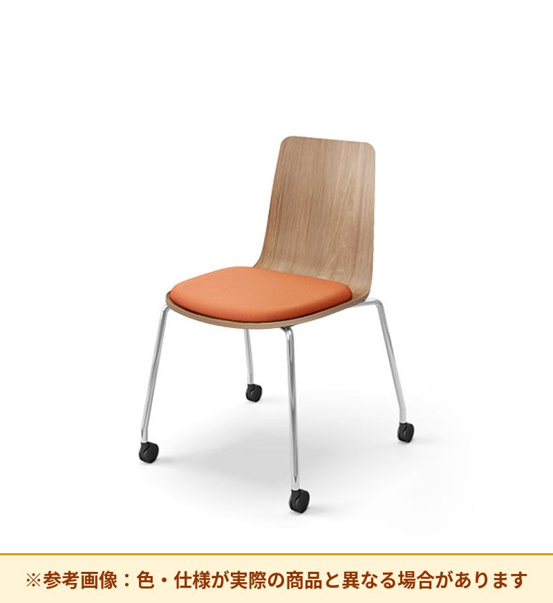 コクヨ ミケット 背素材：合板シート 座素材：布 脚：キャスター脚 K03-M23-MY3G2