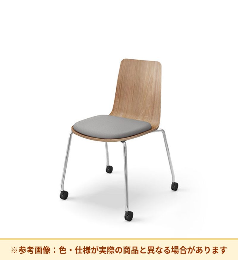 コクヨ ミケット 背素材：合板シート 座素材：布 脚：キャスター脚 K03-M23-MY3G2