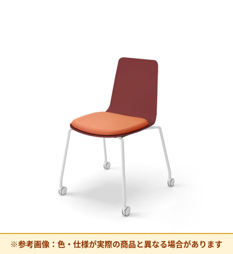 コクヨ ミケット 背素材：PPシート(抗菌剤入) 座素材：布 脚：キャスター脚 K03-B22-1KG2Q64