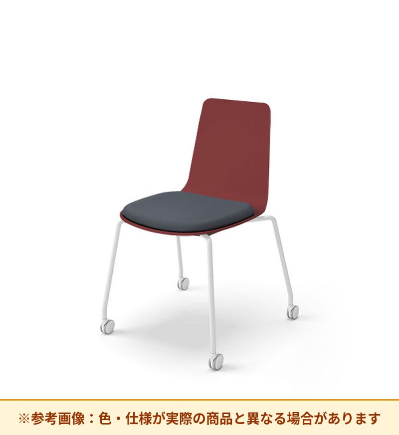 コクヨ ミケット 背素材：PPシート(抗菌剤入) 座素材：布 脚：キャスター脚 K03-B22-1KG2Q64