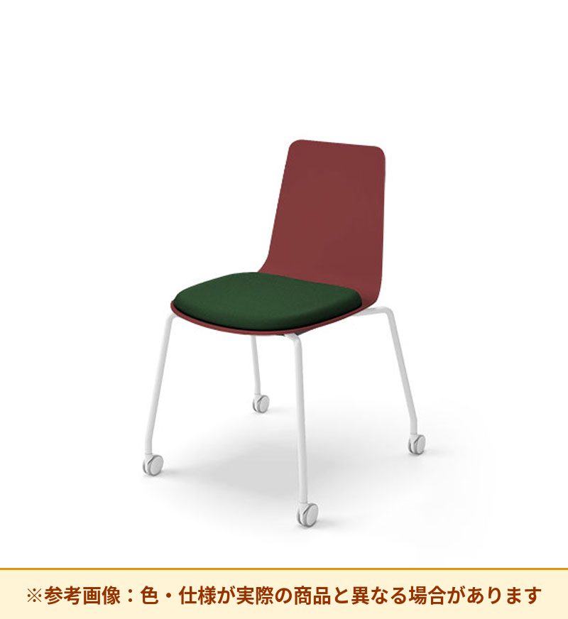 コクヨ ミケット 背素材：PPシート(抗菌剤入) 座素材：布 脚：キャスター脚 K03-B22-1KG2Q64
