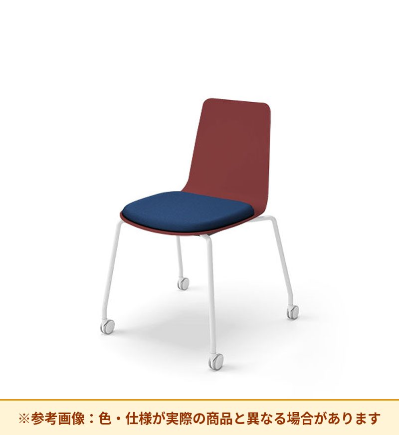 コクヨ ミケット 背素材：PPシート(抗菌剤入) 座素材：布 脚：キャスター脚 K03-B22-1KG2Q64