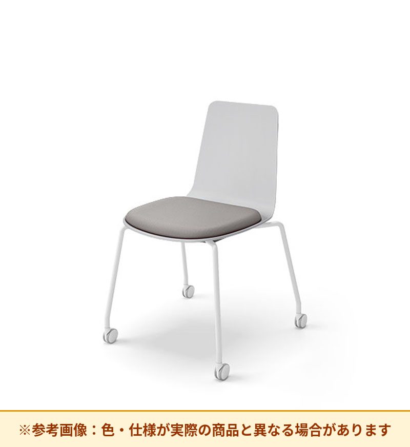 コクヨ ミケット 背素材：PPシート(抗菌剤入) 座素材：布 脚：キャスター脚 K03-B22-1KG2Q64